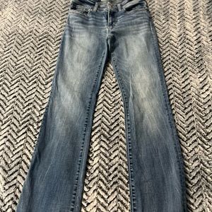 BKE “Stella”. Mid rise boot cut slim fit. Size 27x31 1/2